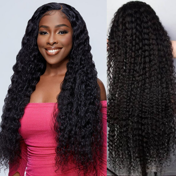 Long Hair | Deep Wave 13x4 HD Lace Frontal Human Hair Wigs 28-40 Inch
