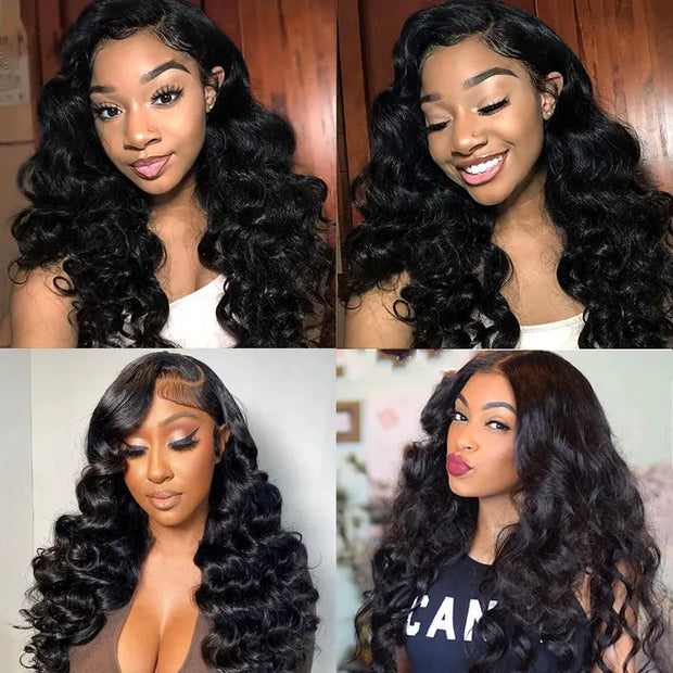 3 Bundles 9A Loose Wave Human Hair Bundles Natural Color - ashimaryhair