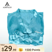 1500 Points | Ashimary Silk Night Robe Comfortable & Smooth Robe