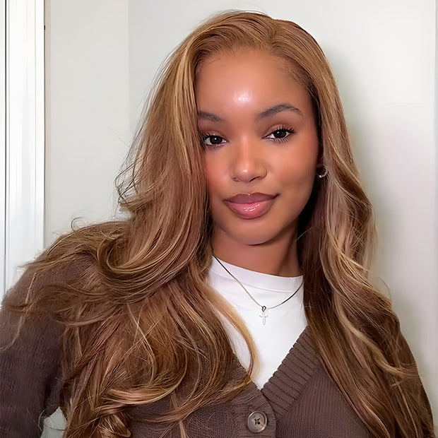 Flash Sale Wear & Go Wig Highlight Mix Color 4x4/6x4.5/13X4 Glueless Lace Wigs Ashimary Hair