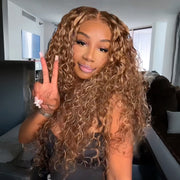 Flash Sale Highlight Piano Color 4x4 Lace Closure & 13x4/13x6 Lace Frontal Wig Brazilian Human Hair Luxurious Customization