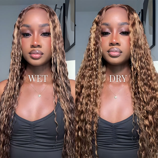 Flash Sale Wear & Go Wig Highlight Mix Color 4x4/6x4.5/13X4 Glueless Lace Wigs Ashimary Hair