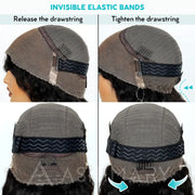 Flash Sale Invisi-Strap™ Snug Fit 360 HD Transparent Lace Wig Bleached Knots