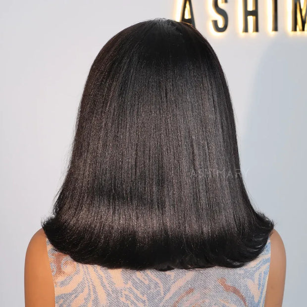 Layered Cut Wig With Side Swept Bangs