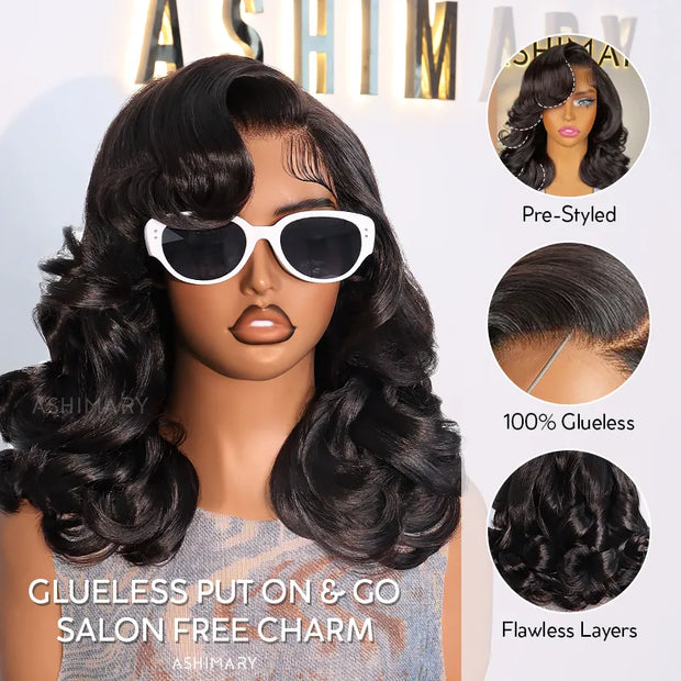 Pre-Styled Body Wave Short Bob