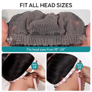 Boho Curls Knotless Braided Wig Full Lace Frontal 