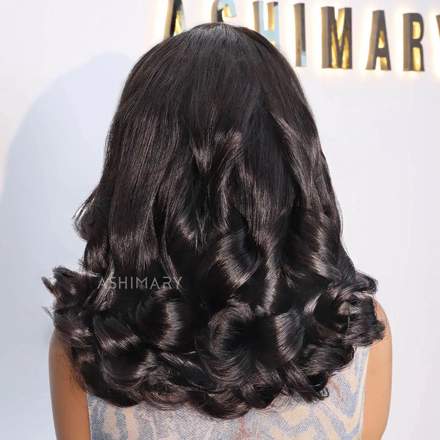 Pre-Styled Body Wave Short Bob Wig Transparent Lace Wigs