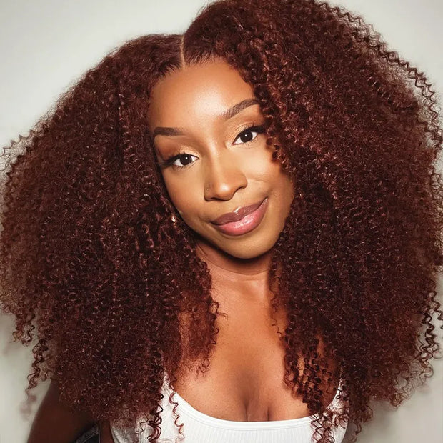 Reddish Brown Pre Eveything Wear & Go kinky Curly