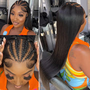 Flash Sale Ashimary 13x4 & 4x4 & 13x6 Full HD Transparent Lace Front Wig Straight Hair Natural Color 10A Hair