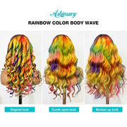Rainbow-Hair-Color-Body-Wave-Human-Hair-Glueless-Lace-Wig