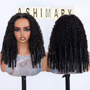 Burmese Curl 13x4 Lace Pull Go Wig Glueless Adjustable Cap Easy for Beginners Full Volume & Natural Edges