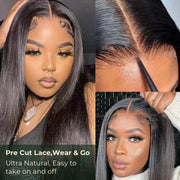 Flash Sale Ashimary Wear & Go 4x4/6x4.5/5x5 Pre-Cut Lace Glueless Wigs Realistic Hairline Human Hair Beginner Friendly
