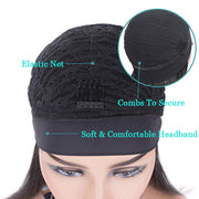 Short-Bob-Headband-Wig-Glueless-Straight-Bob-Human-Hair-Wigs