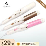 1200 Points | Ashimary Ceramic Straightener and Curly Iron 2 in 1