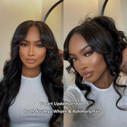 Glueless V Part 0 Skill Needed Wig Beginner Friendly Natural Scalp Curly Human Hair Upgrade Thin Part Wig Without Leave out