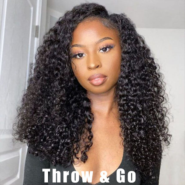 Flash Sale V Part Glueless Wig No Leave Out Quick & Easy Affordable Human Hair Wig