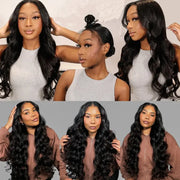 Flash Sale V Part Glueless Wig No Leave Out Quick & Easy Affordable Human Hair Wig