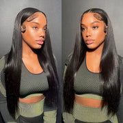 2 Wigs $189 13x6 HD Lace Water Wave Wig and V-part Straight Wig