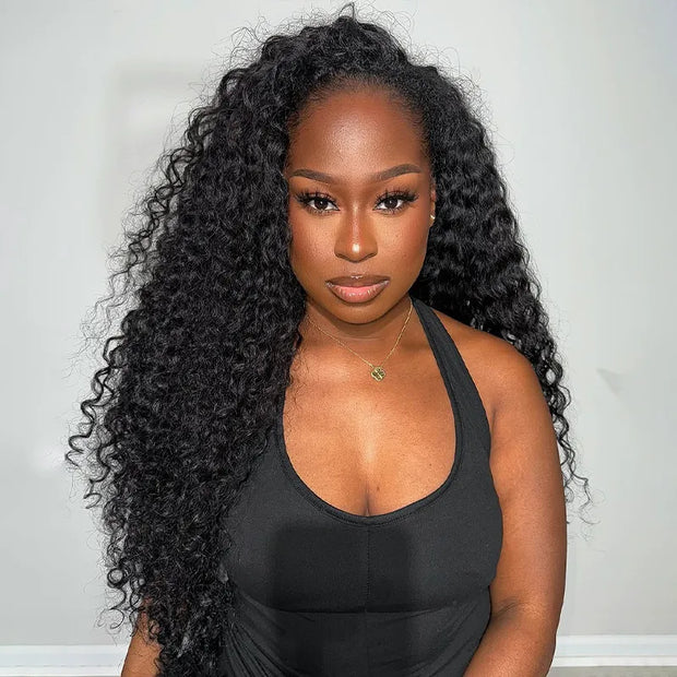 Wear Go Water Wave Half Wig With Drawstring in Glueless