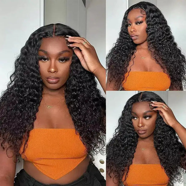 4 Bundles 10A Water Wave Brazilian Human Hair Bundles Natural Color - ashimaryhair