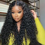 Water Wave Transparent hd Lace Front Wig 13*4 Lace Frontal Brazilian Human Hair