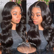 put on and go body wave lace wig pre plucked hairline