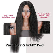 Romantic Bohemian Wear And Go Water Wave 13X4 HD Frontal Ready to Wear Wig With Pre Bleach Knots & Plucked Hairline & Pre-cut lace