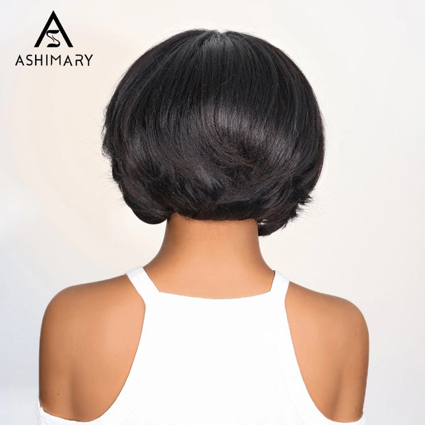 Salon quality layer cut bob wig 