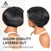 real glueless human hair layer cut salon quality 1