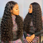 Water Wave Lace Front Wig 13*4 Lace Frontal Human Hair Wig