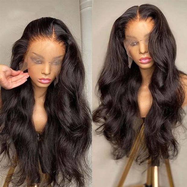 Body Wave HD Lace Front Wig 13*4 Front Body Wave Transparent Lace Frontal Human Hair Wigs