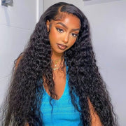 13x6 full Lace Front Wigs Water Wave Brazilian Human Hair -AshimaryHair.com