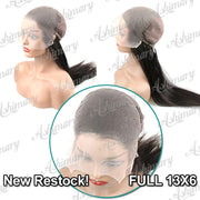 4C Edge Hairline Kinky Straight 13x4/13x6 HD Transparent Lace Front Wigs With Kinky Edges Baby Hair