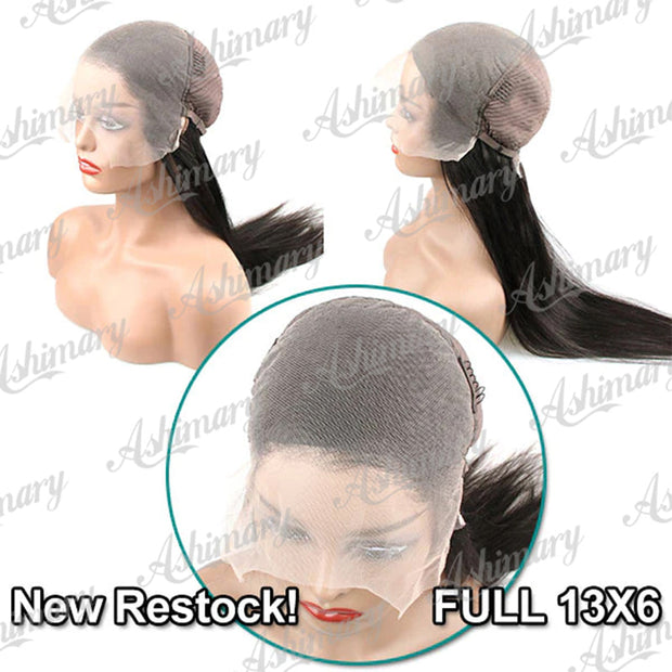 4C Edge Hairline Kinky Straight 13x4 &13x6 HD Transparent Lace Front Wigs With Kinky Edges Baby Hair