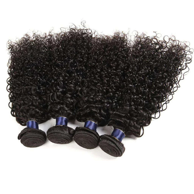 Water Wave 3 Bundles 9A Brazilian Human Hair Natural Color - ashimaryhair