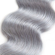 4 Bundles Grey Ombre Hair Body Wave Brazilian Human Hair Bundles - ashimaryhair