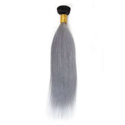 Hair Bundles Grey Ombre Hair Straight Brazilian Human Hair Bundles - ashimaryhair