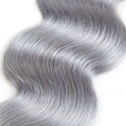 Ombre Grey Hair Bundle Body Wave 100% Human Hair - ashimaryhair