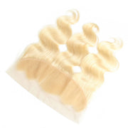 613 Blonde Body Wave Hair Lace Frontal Closure 13x4Inchs 100% Human Hair - ashimaryhair