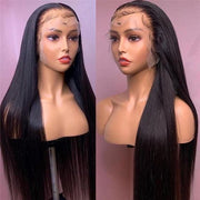 13*4 HD Transparent Lace Front Wigs Human Hair Brazilian Straight Hair-AshimaryHair.com