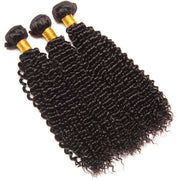 4 Bundles 10A Kinky Curly Hair Human Hair Bundles Natural Color - ashimaryhair