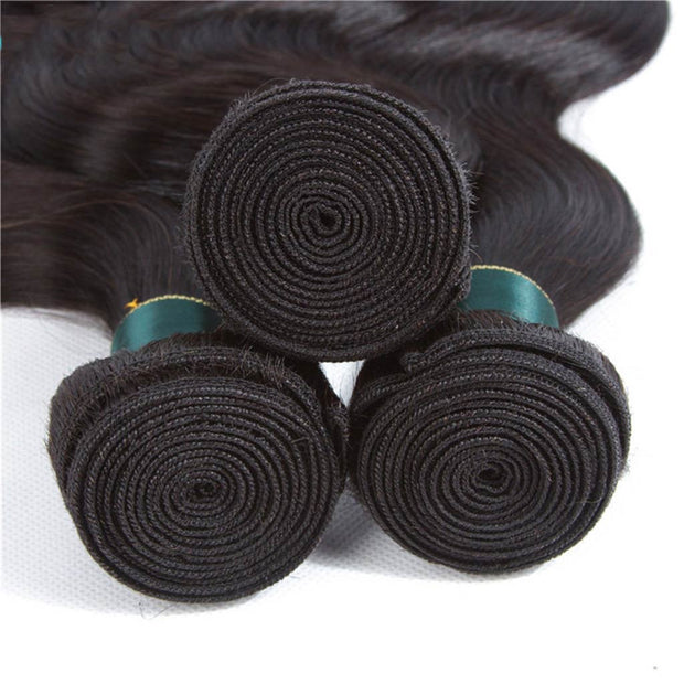 4 Bundles 10A Body Wave Brazilian Human Hair Bundles Natural Color - ashimaryhair