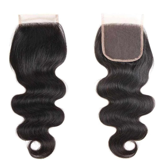 Ashimary Body Wave Hair 4x4Inchs Lace Closure Natural Color 100% Human Hair - ashimaryhair