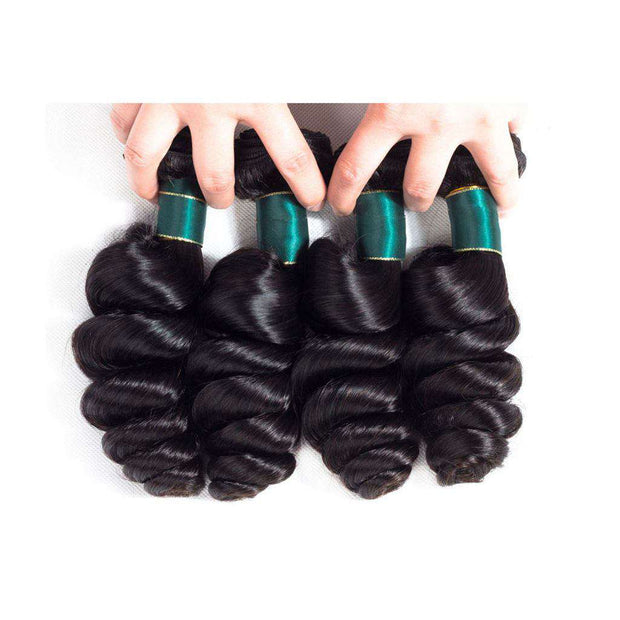 Loose Wave Hair Single Bundle 9A Brazilian Human Hair Natural Color - ashimaryhair