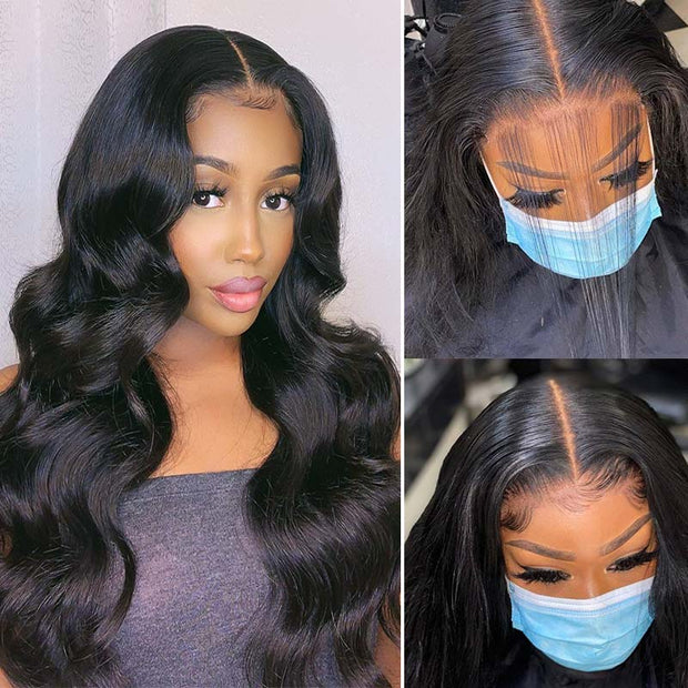 straight lace closure wig bodywave hair