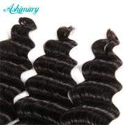 Loose Deep Wave Hair Bundles 9A 100% Human Hair Natural Color - ashimaryhair