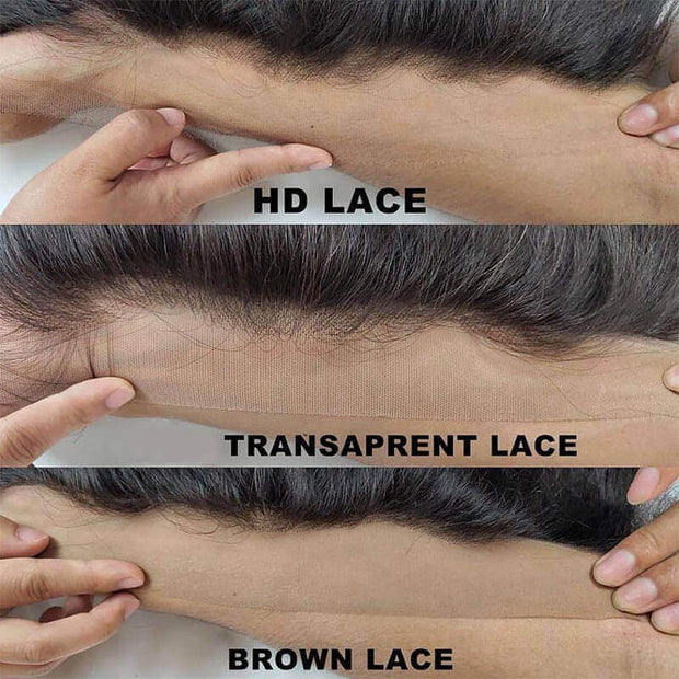Loose Deep Wave Glueless 5*5 HD Transparent Lace Closure Wigs Ashimary Human Hair Natural Color