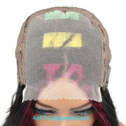 Tiger Print Short Bob Wigs Thick End Bob Straight Blunt Cut 10A Human Hair