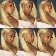 4 Bundles Honey Blonde Straight Brazilian Human Hair Bundles - ashimaryhair