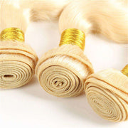 4 Bundles Honey Blonde Straight Brazilian Human Hair Bundles - ashimaryhair